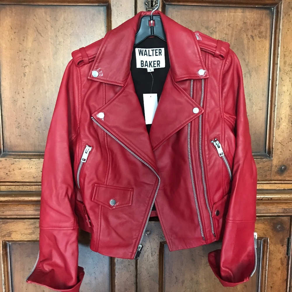 Giftable New  Red Leather Jacket